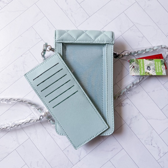 BADGLEY MISCHKA Pearls Phone Crossbody w/ Insert Card Holder - NWT ($79 Retail) - Picture 5 of 14